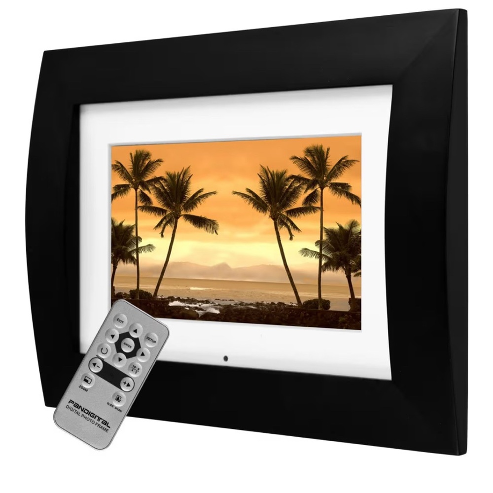 New in Box NIB Pandigital 7-Inch LCD Black Digital Picture Frame